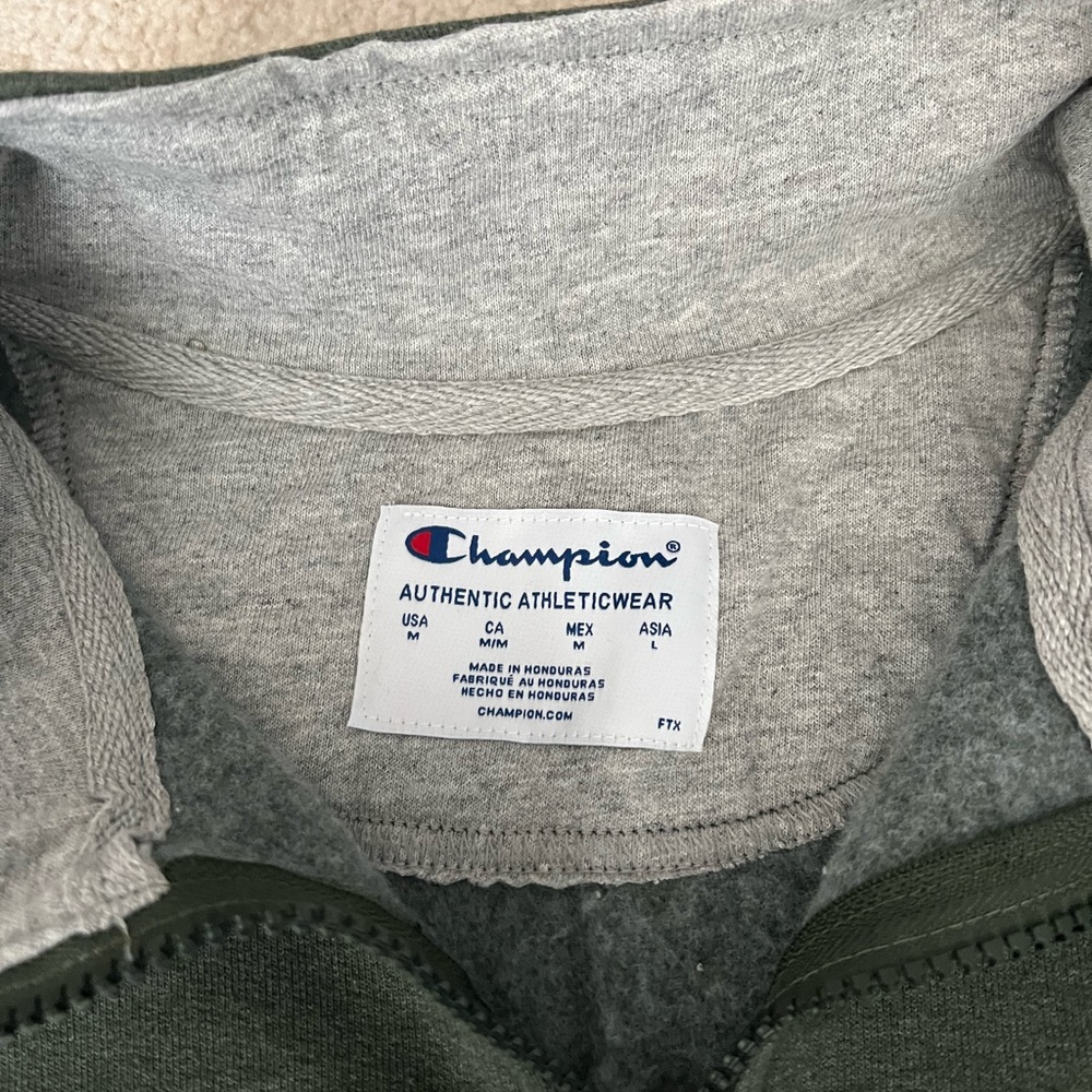 Mens Champion Half zip Pullover Sweatshirt NWT - Picture 2 of 4